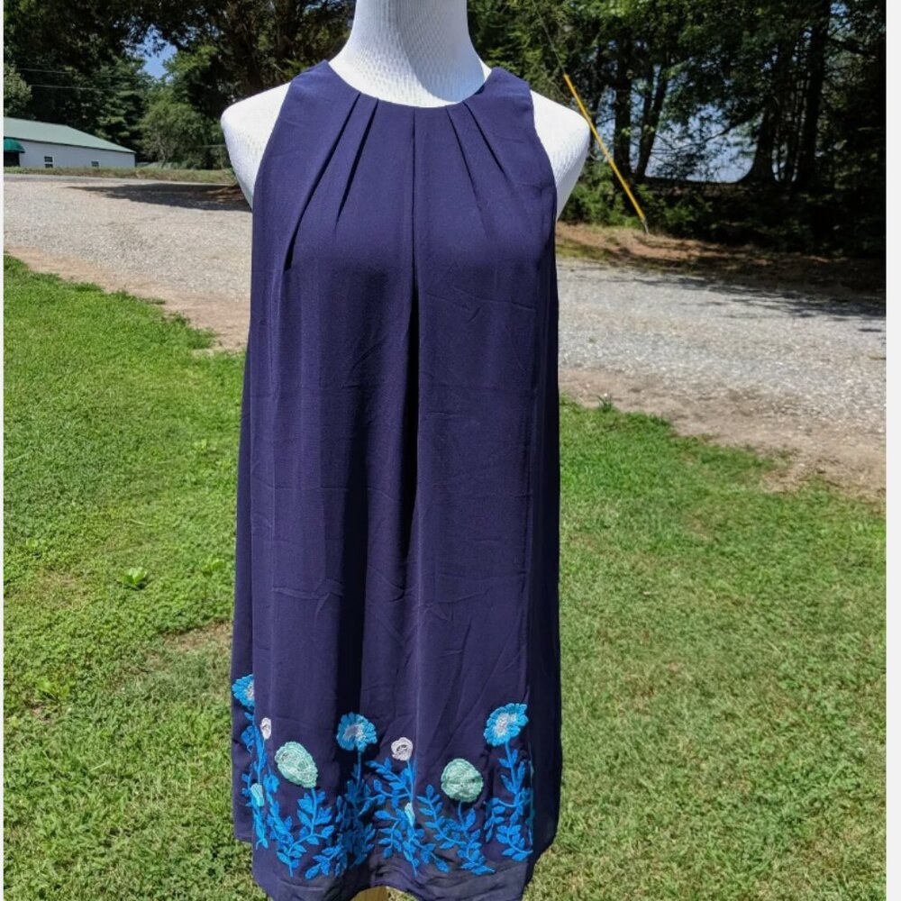 Loft sleeveless floral dress